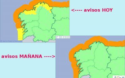 La alerta naranja en Galicia pone en peligro el martes de Entroido